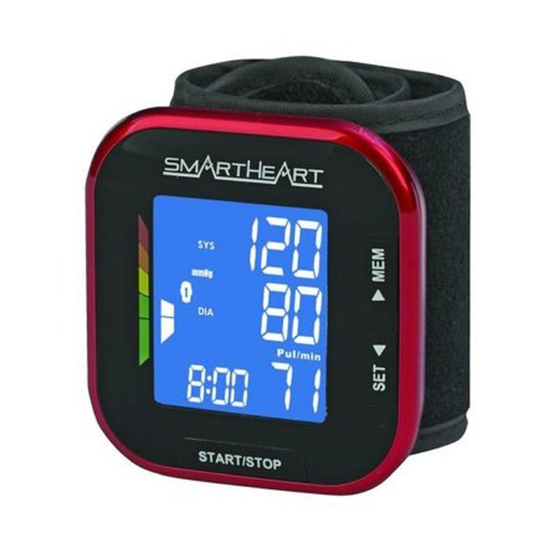 smartheart automatic wrist blood pressure monitor smartheart digital blood pressure monitor mk1237413ea