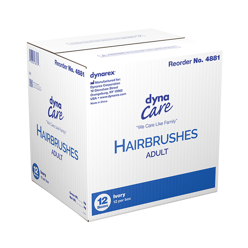 dynarex adult hairbrushes
