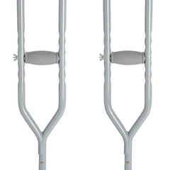 crutches steel h d bariatric adult pair