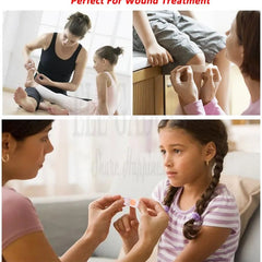 5pcs bordered guaze pad sterilized wound dressing waterproof adhesive wound plaster bandage sticker home travel first aid kit 1