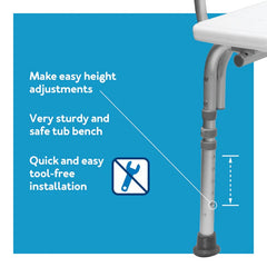 Carex Shower Transfer Bench
