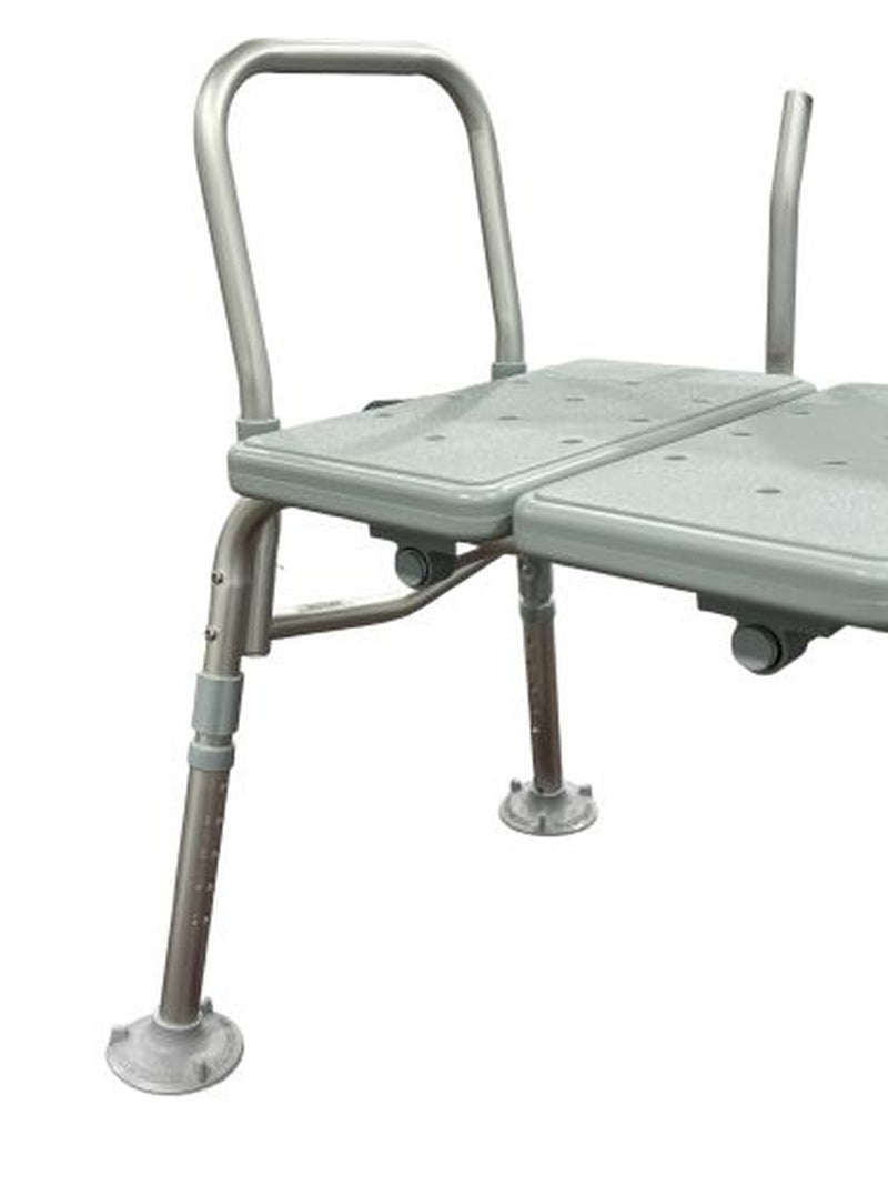 Bathroom Perfect Transfer Bench W/back Blue Jay Each