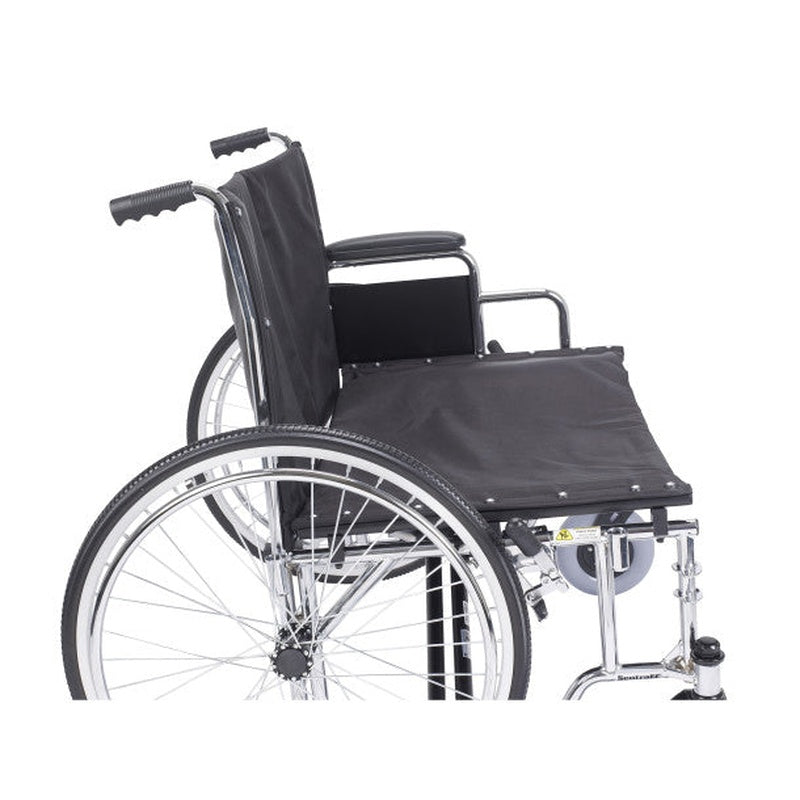 Drive Medical Sentra Heavy Duty Wheelchair with Extra large, padded armrests ,8 inch front Wheels ,700 lbs Weight Capacity