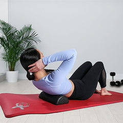 Cando Foam Roller Black Compos Extra Firm Half-round 6 X 36