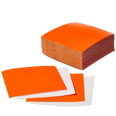 Biohazard Wipe BloodBloc Standard Absorbency White / Orange NonSterile Cellulose / Polyethylene 4 X 4 Inch Disposable | 8PK/Case