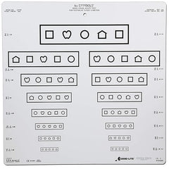 Eye Chart Lea Symbols 10 Foot Distance Acuity Test