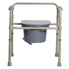 dynarex folding bedside commode