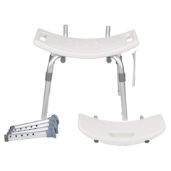 Medical shower chair side view