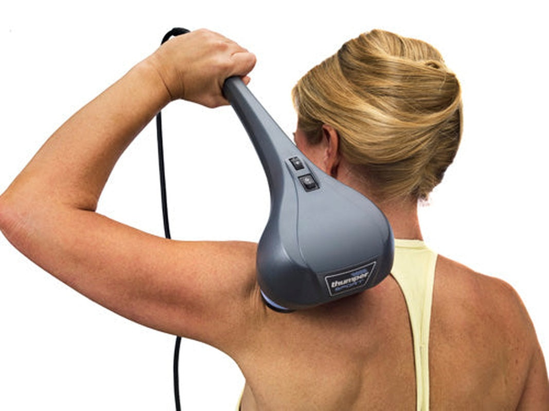 Thumper Sport Massager - Deep Tissue Muscle Relief for Athletes | Portable, Ergonomic Design for Ultimate Comfort & Performance Recovery.