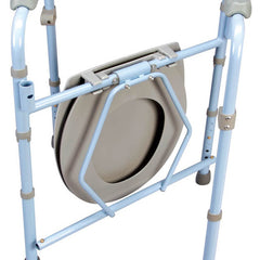 carex deluxe folding commode