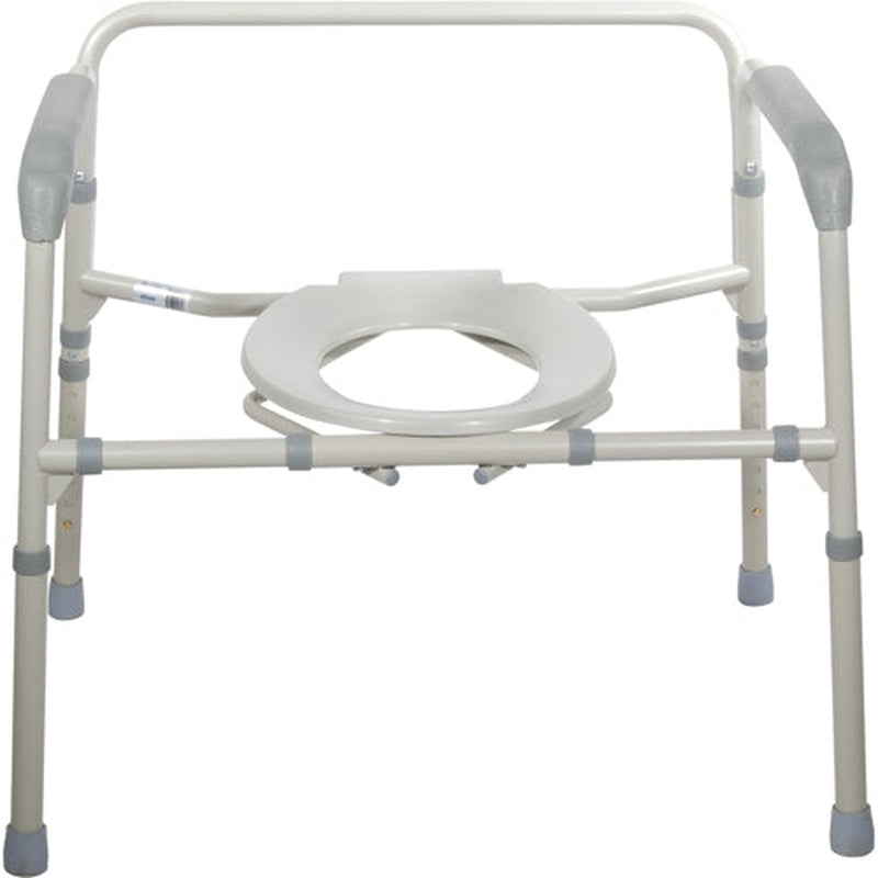 bariatric folding commode 650 lb capacity 1