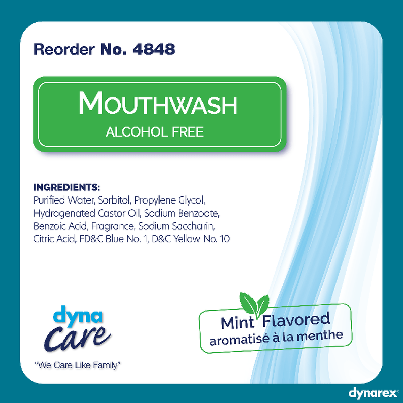 dynarex mouthwash mint flavored