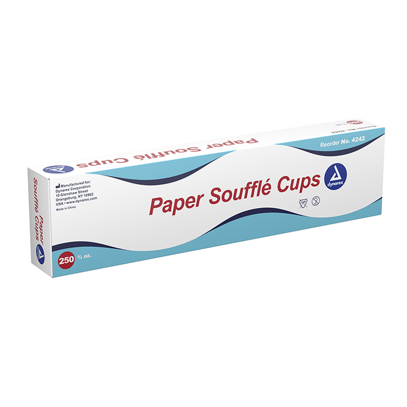 dynarex paper souffle cups