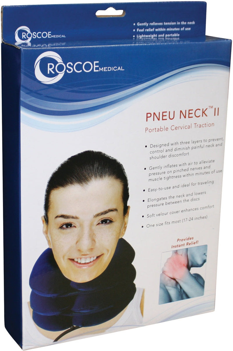 roscoe pneu neck ii portable cervical traction