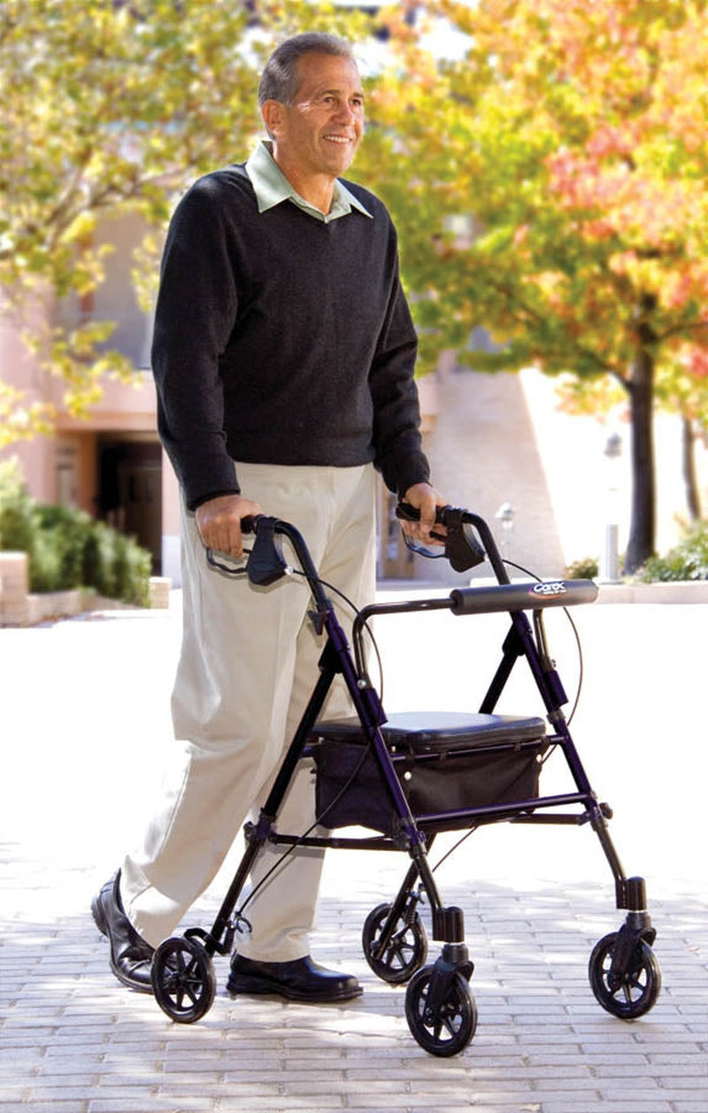 carex step n rest rolling walker