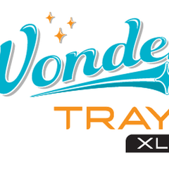 Wonder Tray XL - Black | Versatile, Durable Serving Tray for Home & Events | Ideal for Entertaining, Food Display, & Organization | Stylish & Functional Design