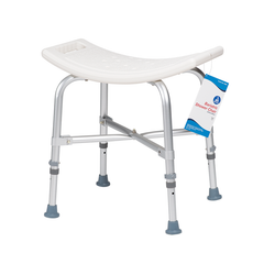 dynarex bariatric shower chair without back