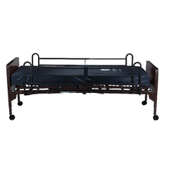 dynarex full electric homecare bed w full rail no rail half rail