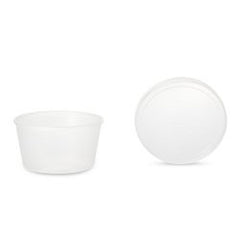 dawn mist® denture cup 8 oz clear snap on lid single patient use 3