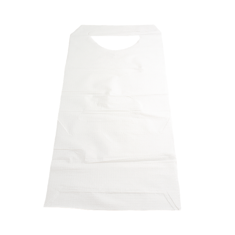 dynarex disposable adult lap bibs