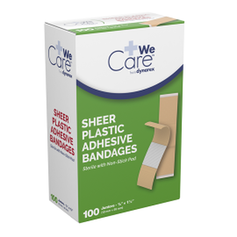 sheer plastic adhesive bandages sterile 11