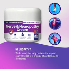 Nerve & Neuropathy Cream 2.82 Oz. Jar Each