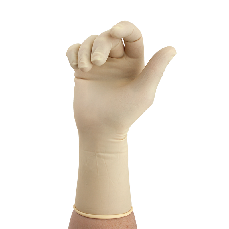dynarex sterile latex surgical gloves powder free 50pairs 4cs