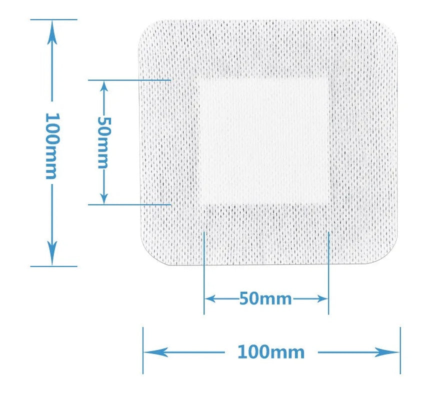 10pcs adhesive bandages non woven waterproof medical bandage fixation tape wound dressing bandage pad plasters health care