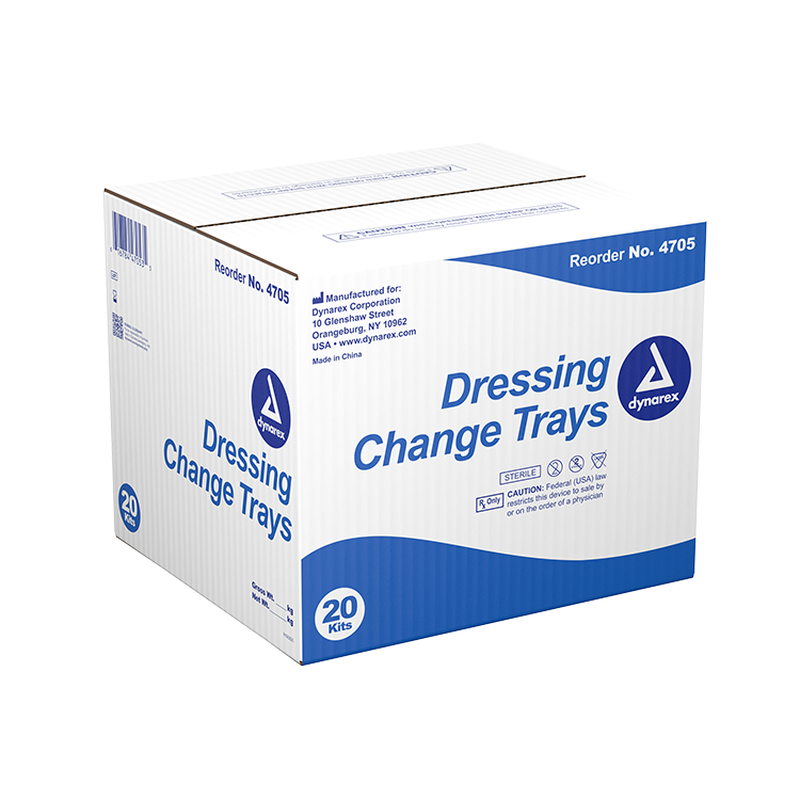 dynarex dressing change tray
