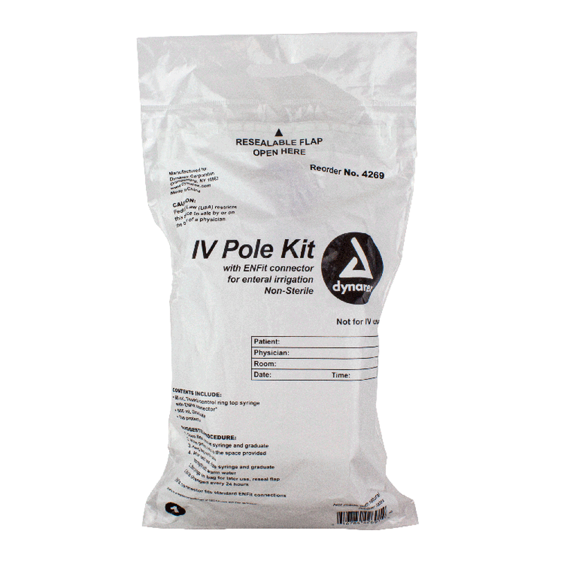dynarex iv pole kit pack type 30 box per case