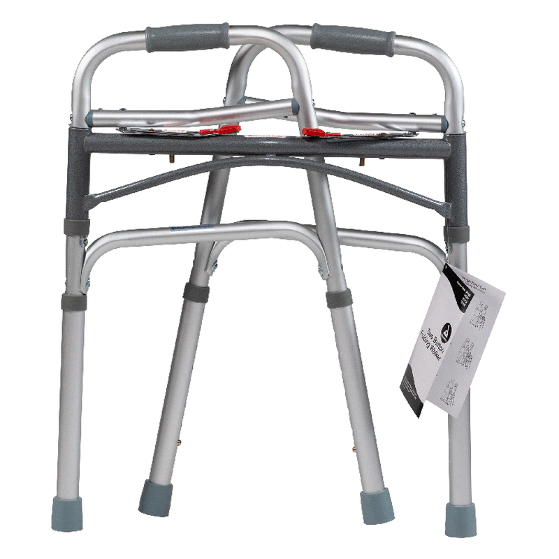 dynarex two button folding walker