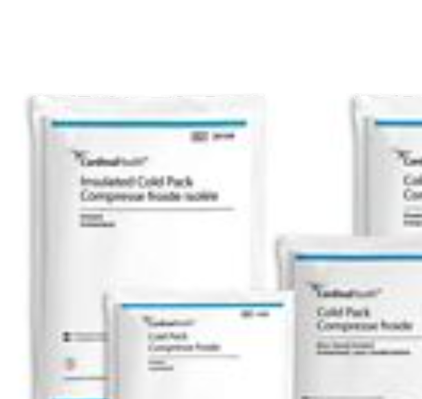 instant cold pack cardinal health non sweat general purpose large 6 x 9 inch plastic ammonium nitrate water disposable packaging type case