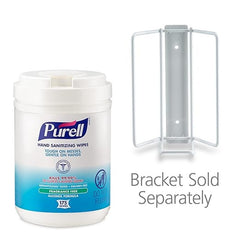 hand sanitizing wipe purell 175 count ethyl alcohol wipe canister packaging type case