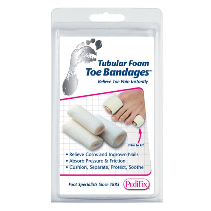 Tubular-foam Toe Bandage Pk/3 Small