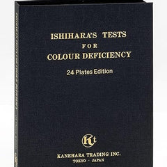 ishihara 38 plate chart book for color blindness