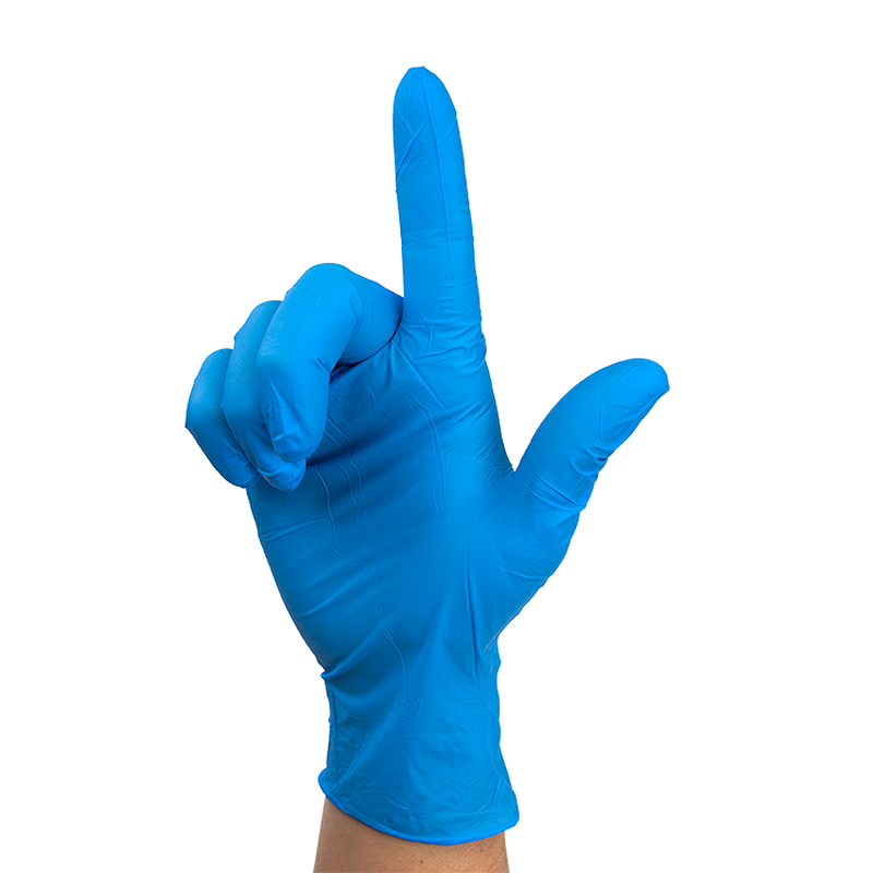 nitrile exam gloves in a bag 2