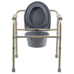 dynarex folding bedside commode