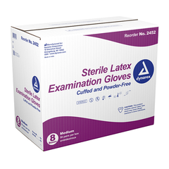 dynarex sterile latex exam gloves powder free