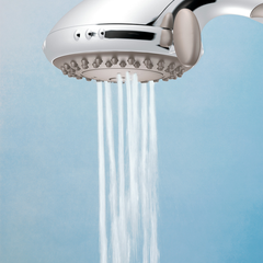 moen shower head hand held w pause control chrome finish