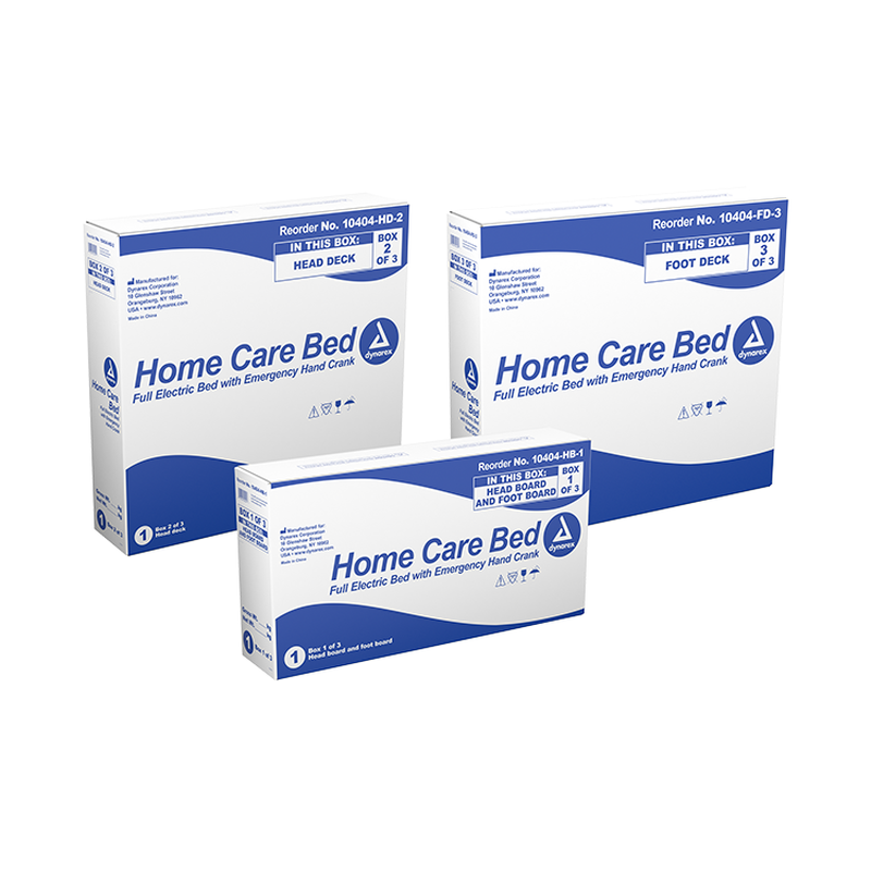 dynarex bariatric homecare bed with half rail no rail
