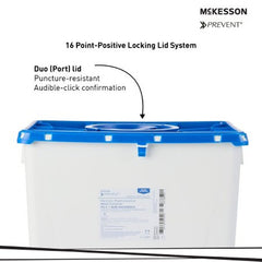 mckesson prevent pharmaceutical waste container 18 gallon 24 3 5 x 17 3 10 x 13 inch mckesson prevent pharmaceutical waste container mk1011863ea