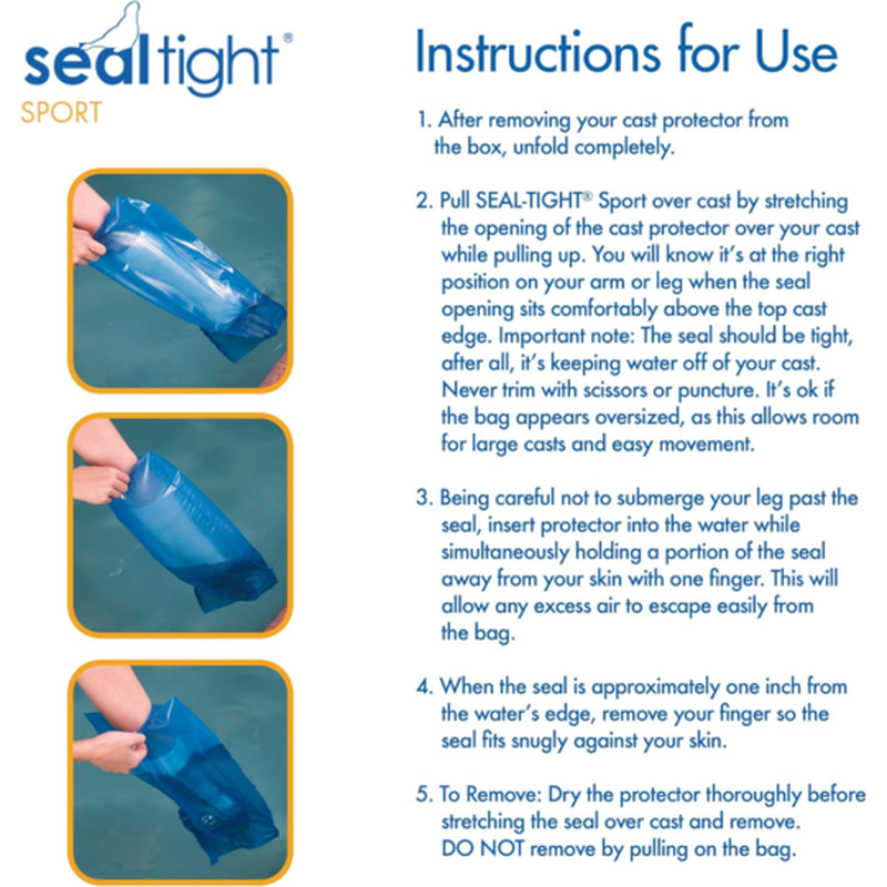 Brownmed Seal tight Sport Cast Prot. Adult Long Arm 33