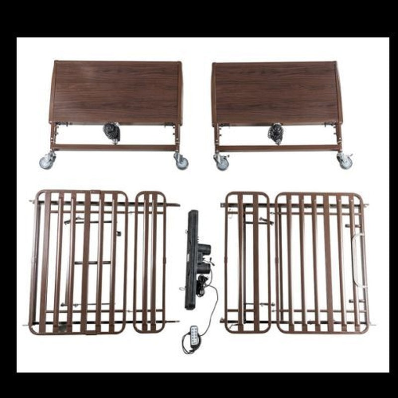 bariatric bed package w 42 bed mattress side rails