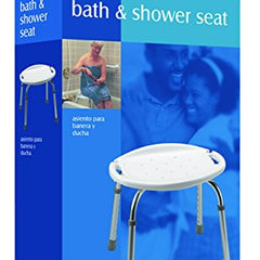 Adjustable bath chair with backrest Carex