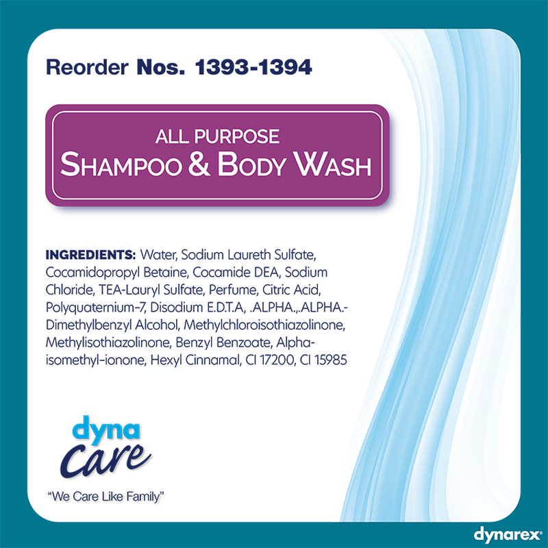 dynarex all purpose shampoo and body wash