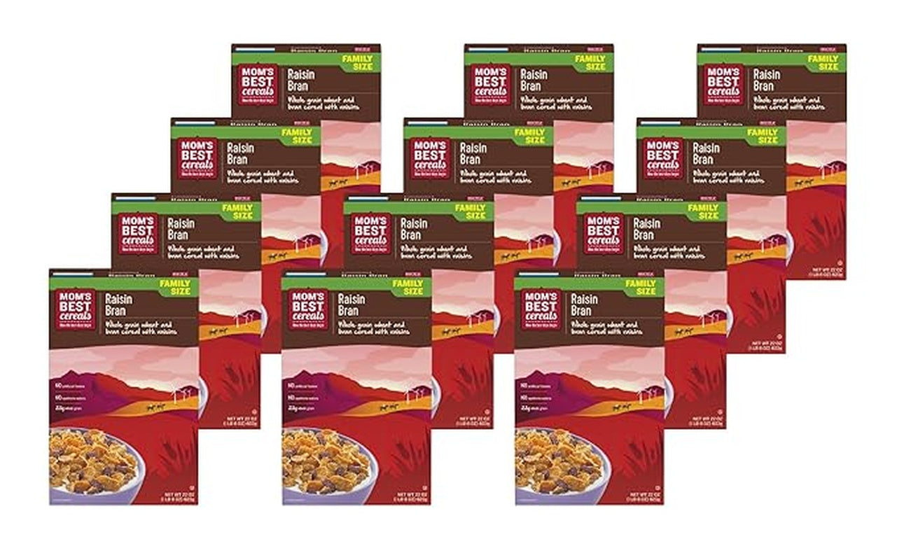 moms best raisin bran cereals case of 10 22 oz