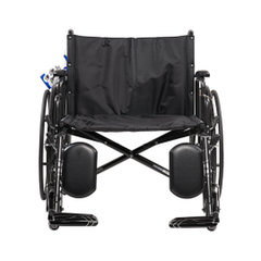 dynarex bariatric hd wheelchair w elr
