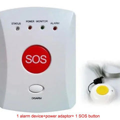 emergency calling gsm panic system for the senior elderly people care with speaker sos button optional