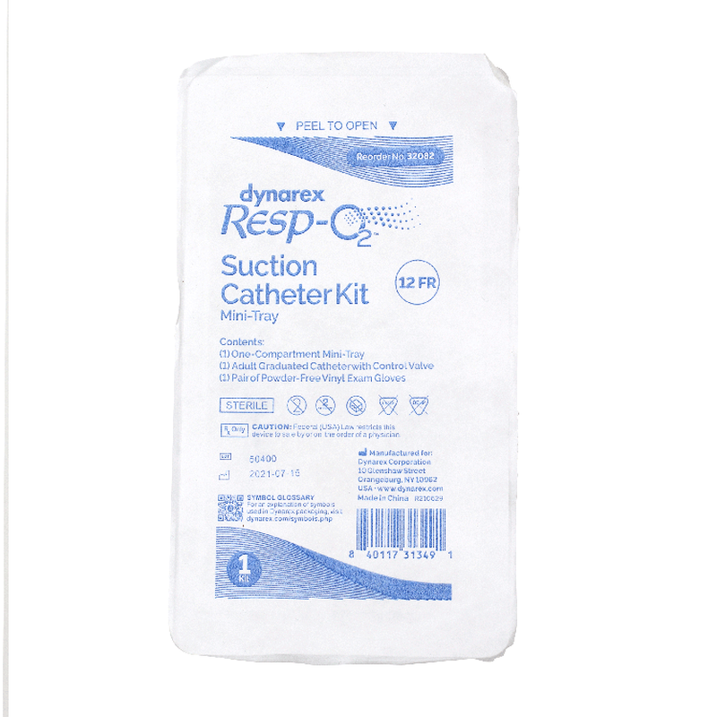 dynarex suction catheter kits mini tray