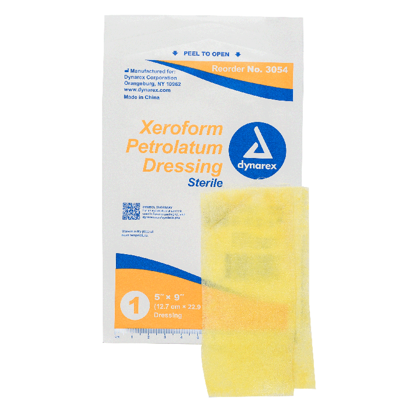 dynarex xeroform gauze dressings